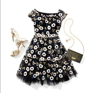 EUC eci New York embroidered dress